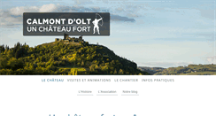 Desktop Screenshot of chateaucalmont.org