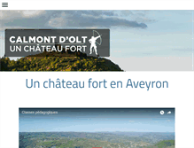 Tablet Screenshot of chateaucalmont.org